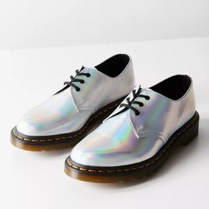Dr. Martens 1461 Iced Metallic Oxford Silver Size EU 41 US 9L
